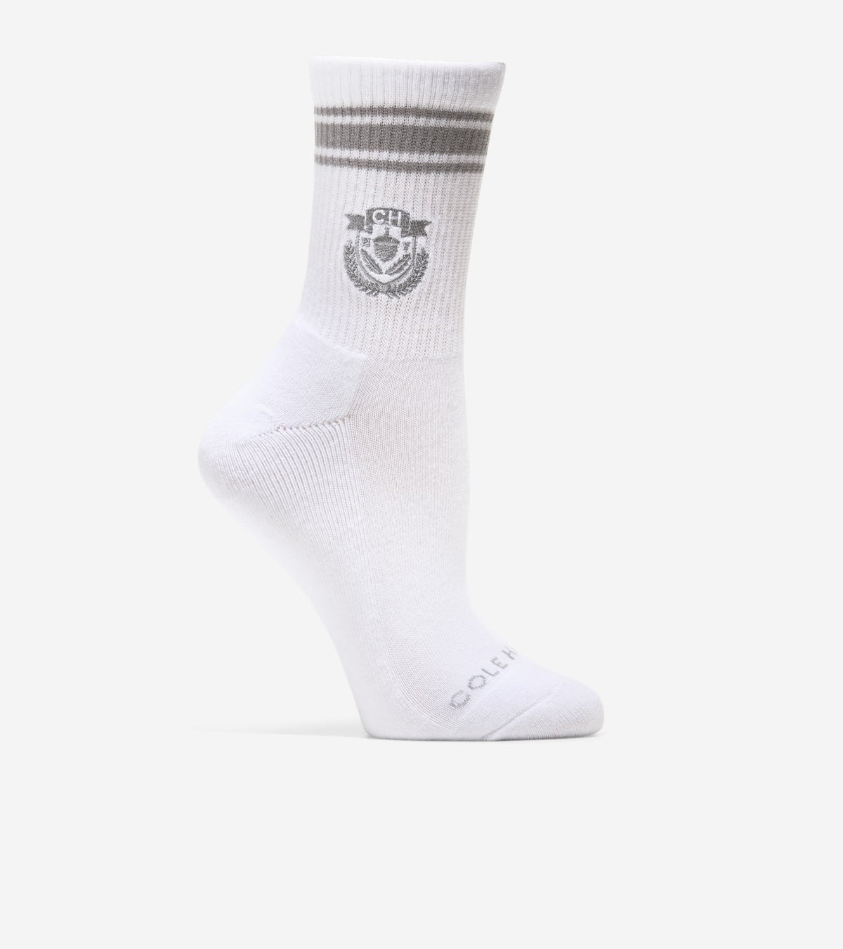 Women's Embroidery Quarter Socks in White | Cole Haan