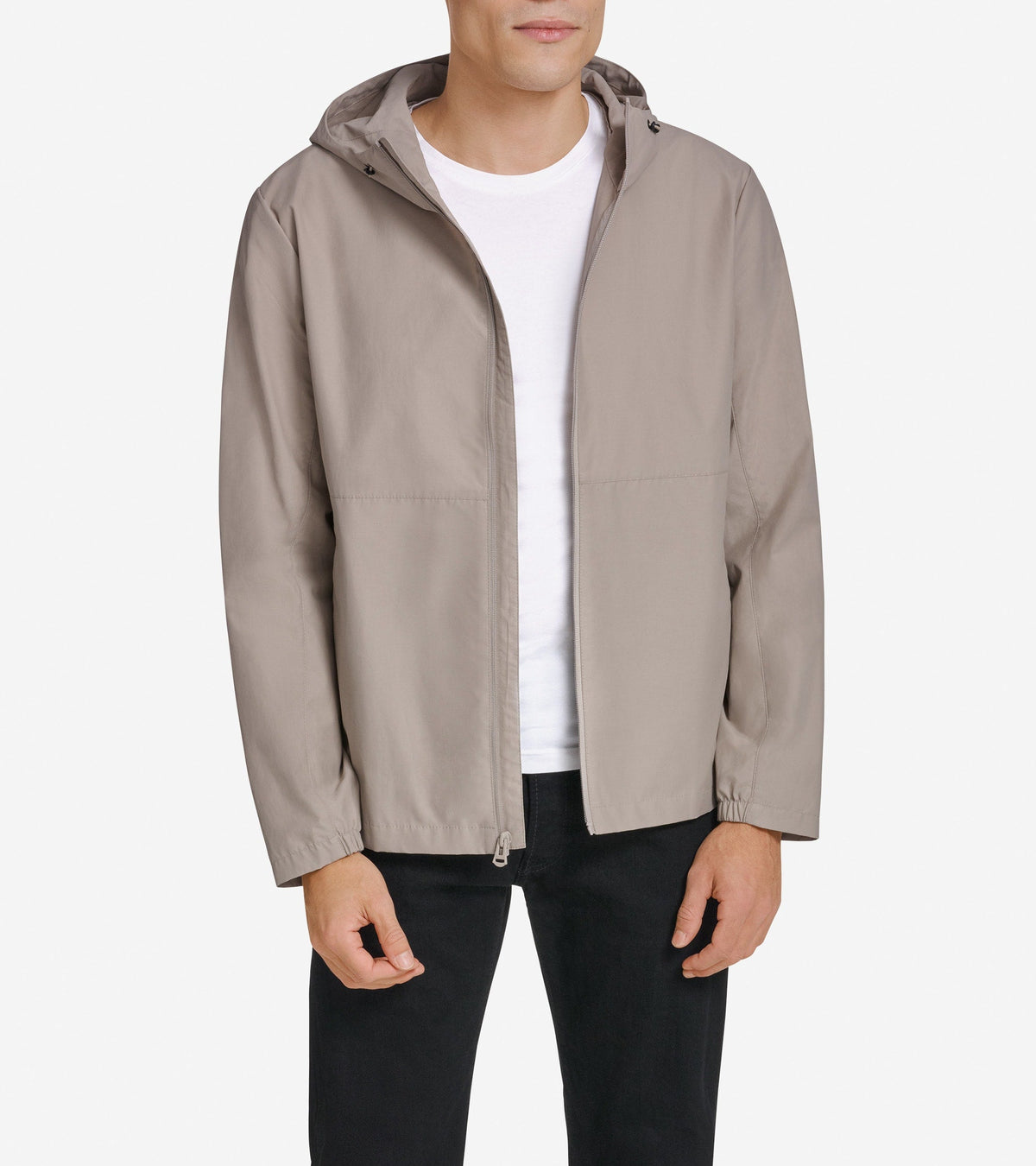 Men's Packable Running Rain Jacket in Beige | Cole Haan