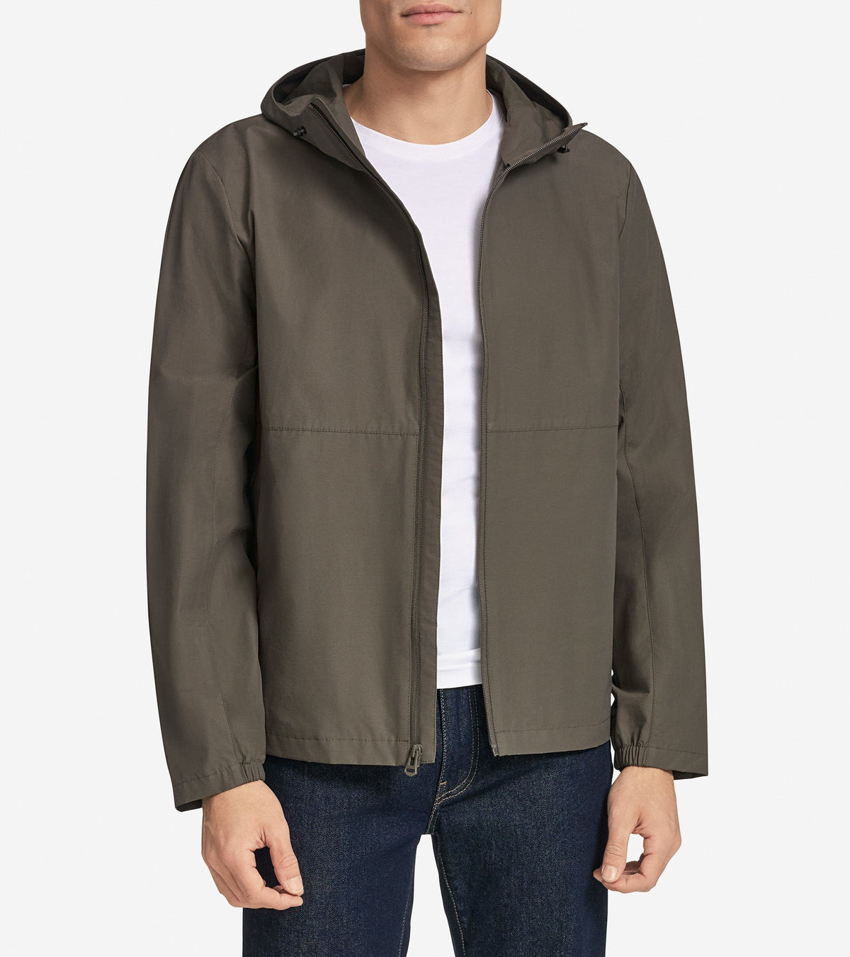 Men's Packable Running Rain Jacket in Green | Cole Haan