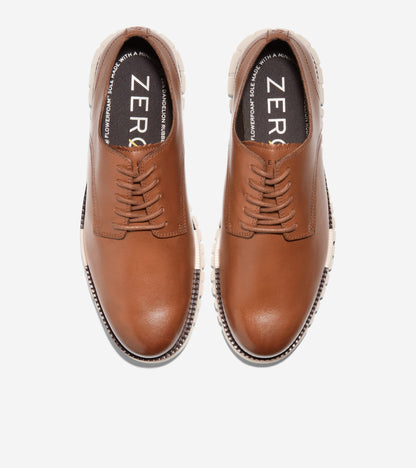 Men's ZERØGRAND Remastered Plain Toe Oxfords in Brown | Cole Haan