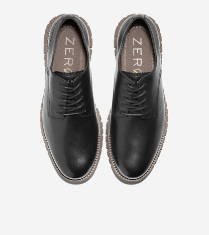 Men's ZERØGRAND Remastered Plain Toe Oxfords in Black | Cole Haan