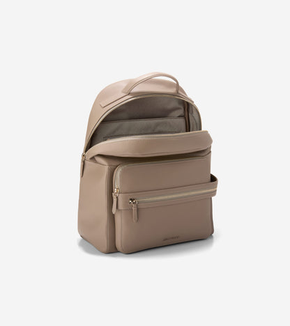 Women's Davis Leather Backpack in Beige | Cole Haan