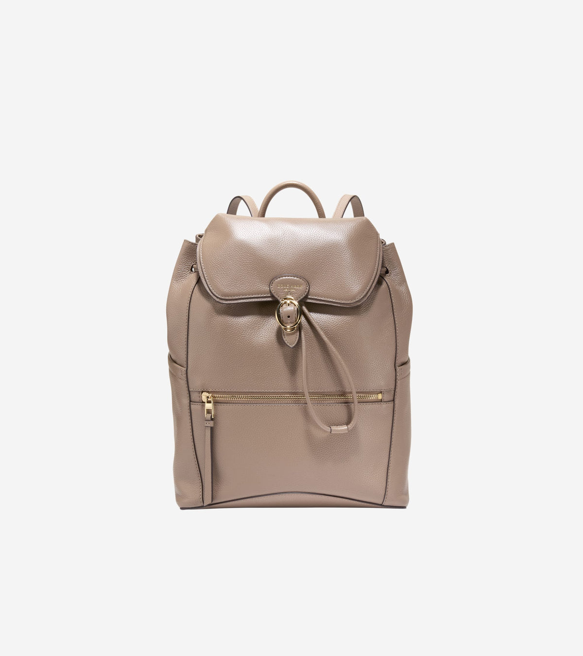 Women's Alexandria Flap Medium Backpack in Beige | Cole Haan