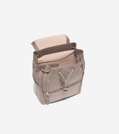 Women's Alexandria Flap Medium Backpack in Beige | Cole Haan