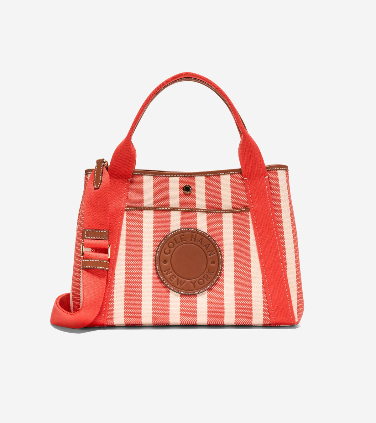 Women's Amagansett Canvas Tote Bag in Red | Cole Haan