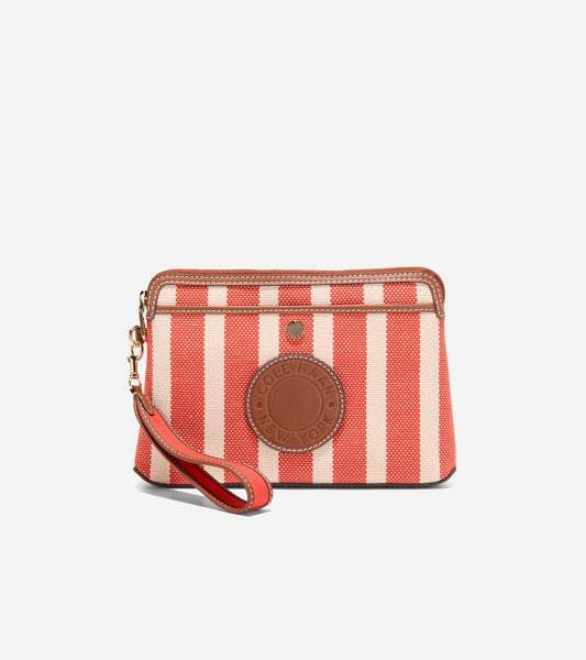Women's Amagansett Canvas Pouch in Red | Cole Haan