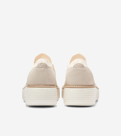 Women's ØriginalGrand Max Stitchlite™ Platform Sneakers in Beige | Cole Haan