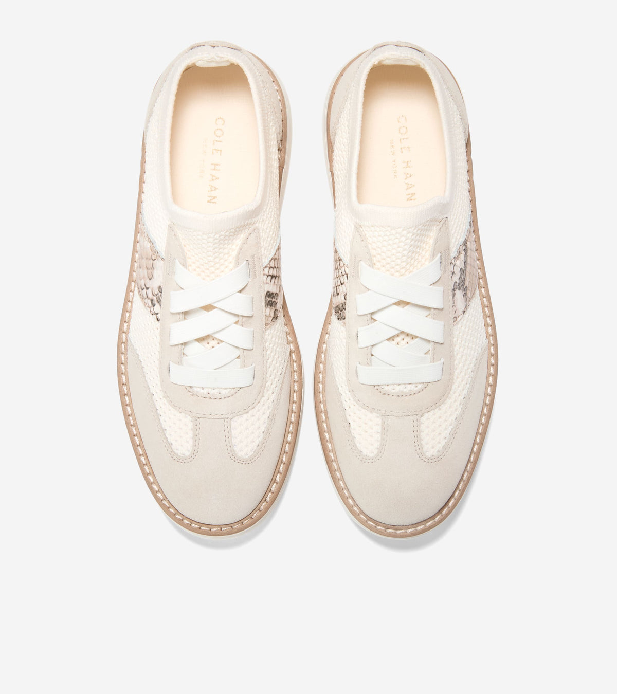 Women's ØriginalGrand Max Stitchlite™ Platform Sneakers in Beige | Cole Haan