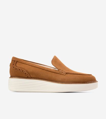 Women's ØriginalGrand Platform Venetian Loafers in Brown | Cole Haan