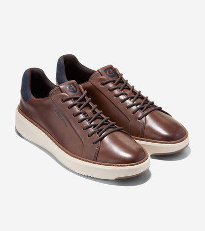 Men's GrandPrø Topspin Sneakers in Brown | Cole Haan