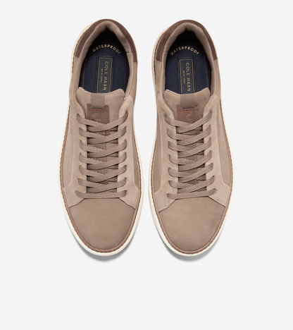 Men's GrandPrø Topspin Waterproof Sneakers in Beige | Cole Haan