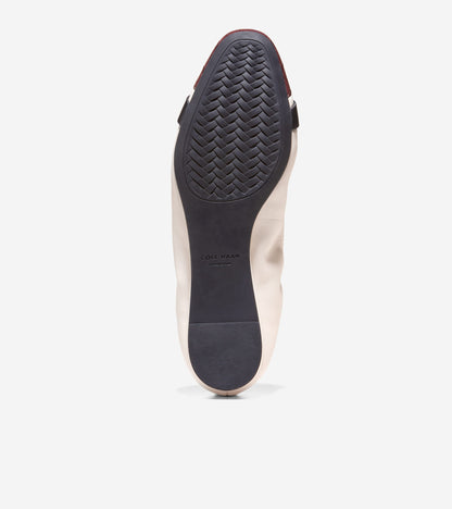 Women's Go-To Tova Bow Ballet Flats in White | Cole Haan