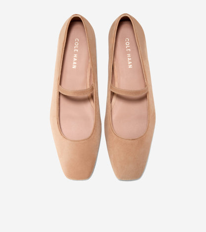 Women's Bridget Mary Jane Ballet Flats in Beige | Cole Haan