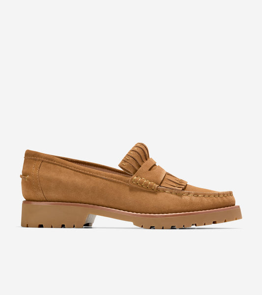 Women's Treena Lug Kiltie Loafers in Brown | Cole Haan