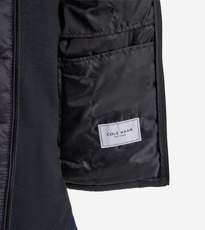 Men's Nylon Puffer Vest in Black | Cole Haan