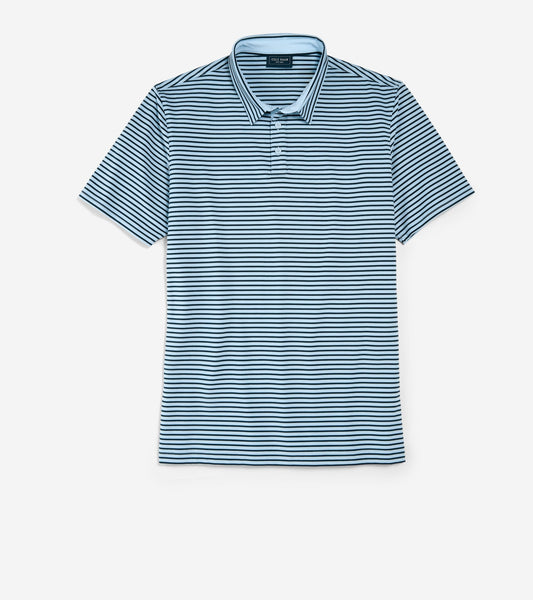 Men's Links Legend Polo Shirt in Blue | Cole Haan