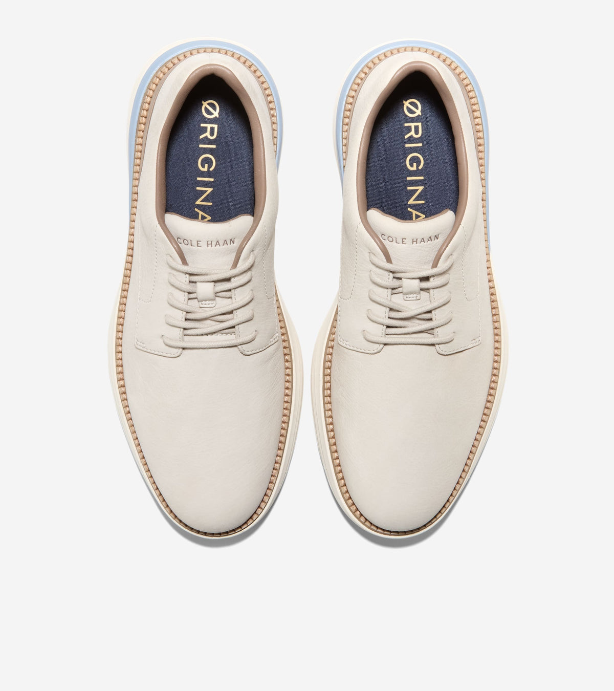Men's ØriginalGrand Horizon Plain Toe Oxfords in Beige | Cole Haan